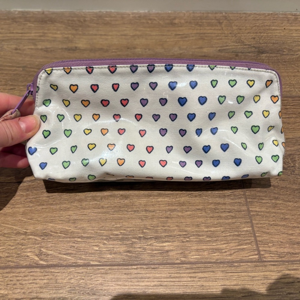 Roller Rabbit Disco Hearts Makeup Case